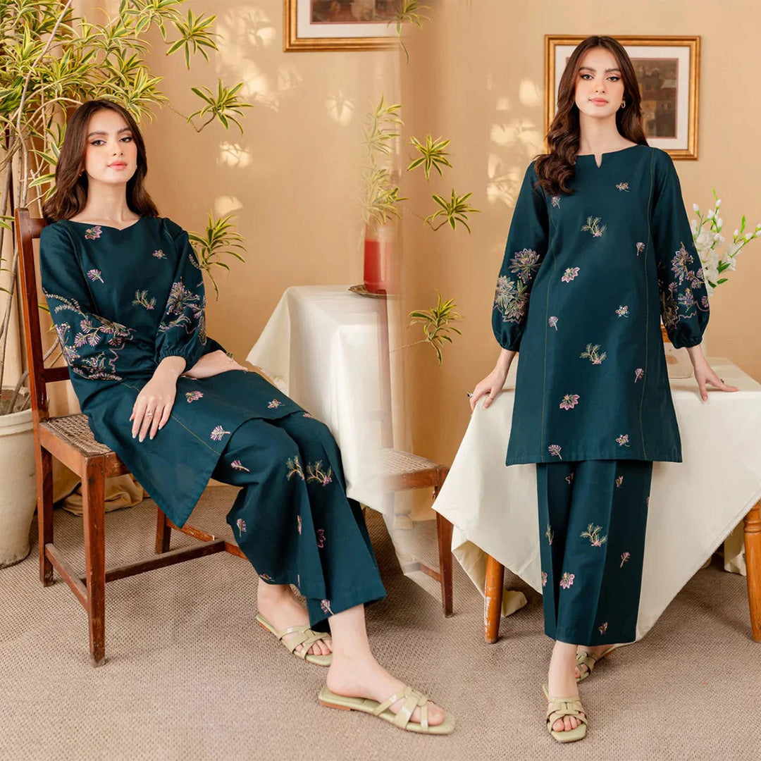 Batik Lawn 2Pc Embroidered -1011