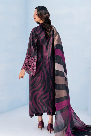 BAROQUE 3PC KARANDI PRINTED SHIRT WITH KARANDI PRINTED DUAPTTA AND TROUSER - 1704