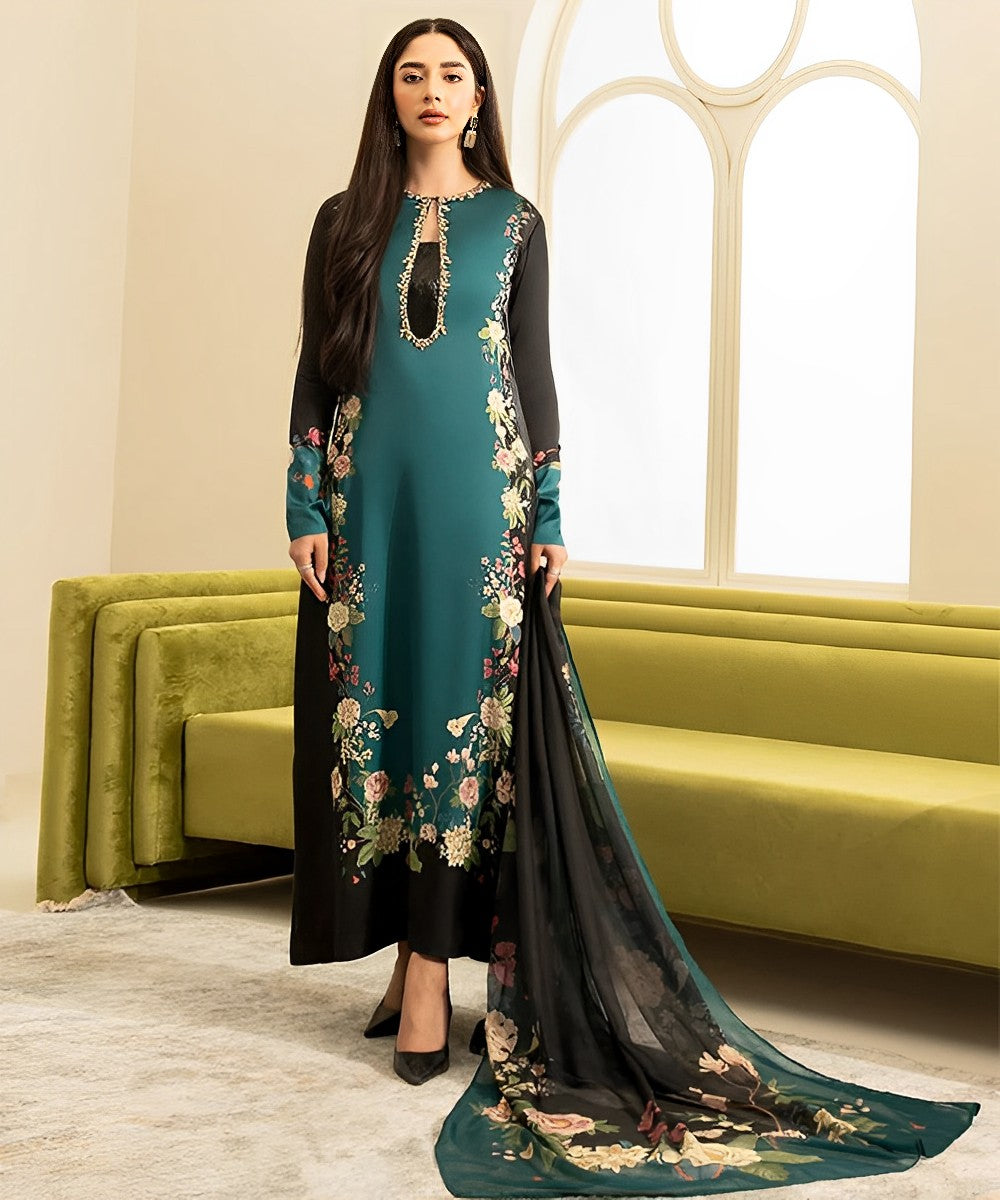 LULUSAR Silk 3PC Digital Printed-868