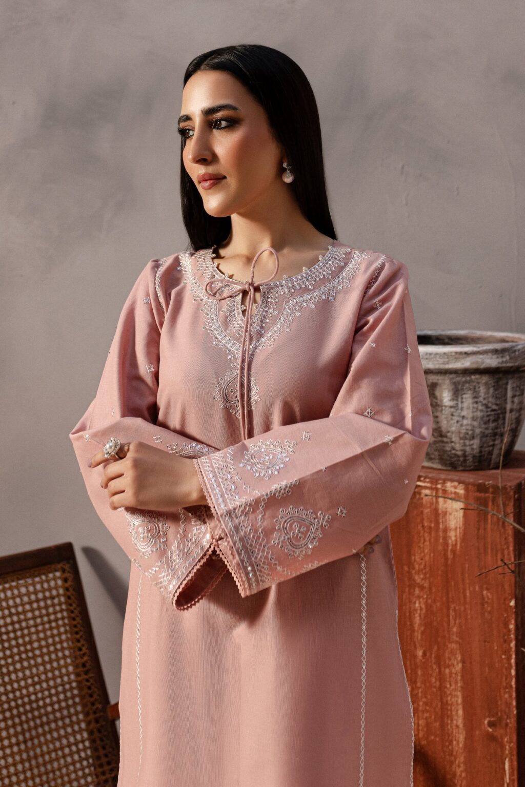 Dhanak-2pc Embroidered- 3288