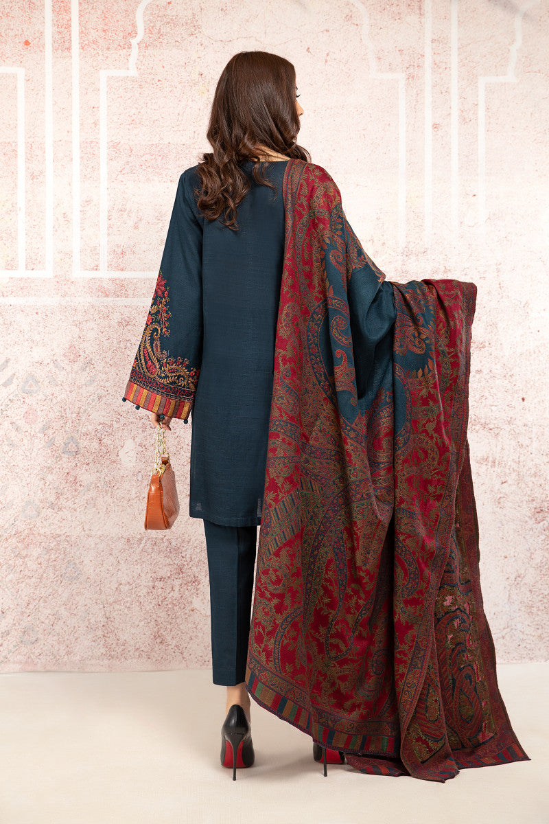 MARIA B Lawn-3PC Embroidered with Digital printed  Dupatta-1094
