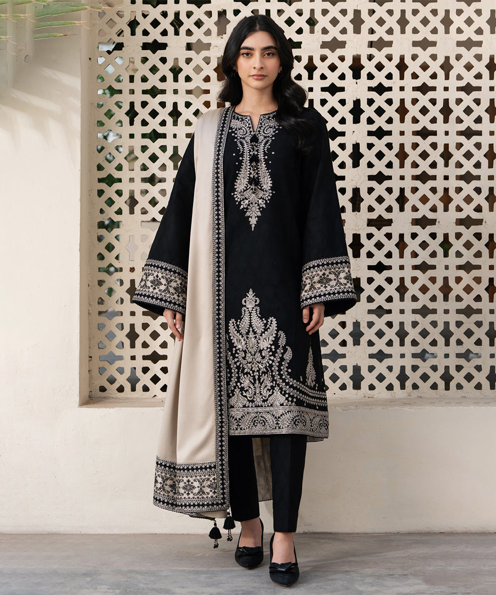 JAZMIN Lawn-3PC Embroidered With Organza Embroidered Dupatta-1071